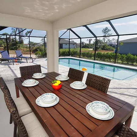 New Build Pool Home With Modern Design And Open Floor Plan In Cape Coral